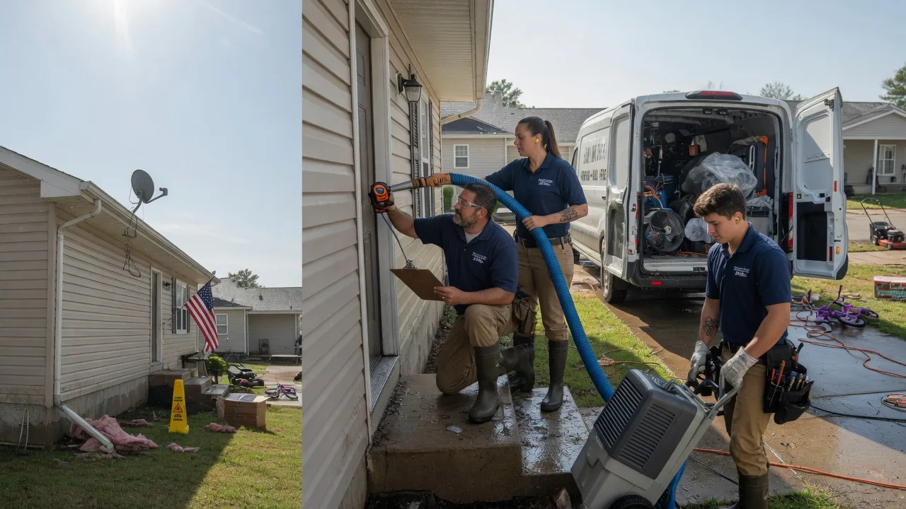 Ceiling Water Damage Restoration in Cornell, IL near me